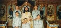 Fr. Oleg teaches the boys serve near the altar, opens religion schools for children and adults